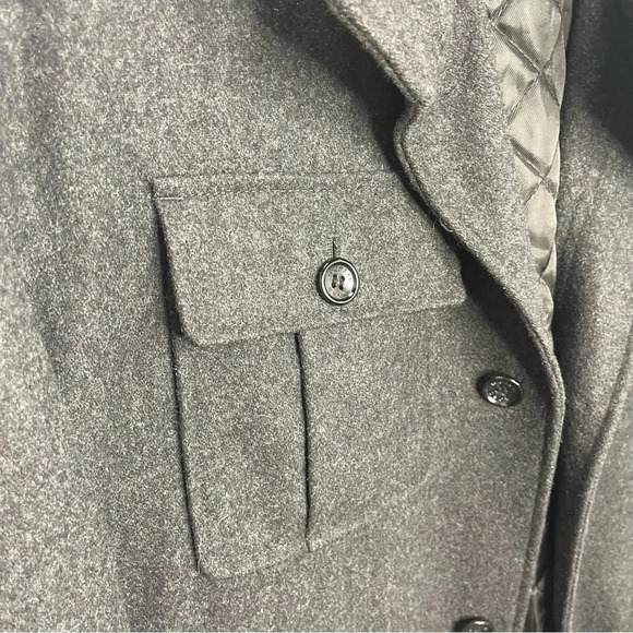 Micheal Kors Wool Blend Utility Coat - Picture 4 of 7